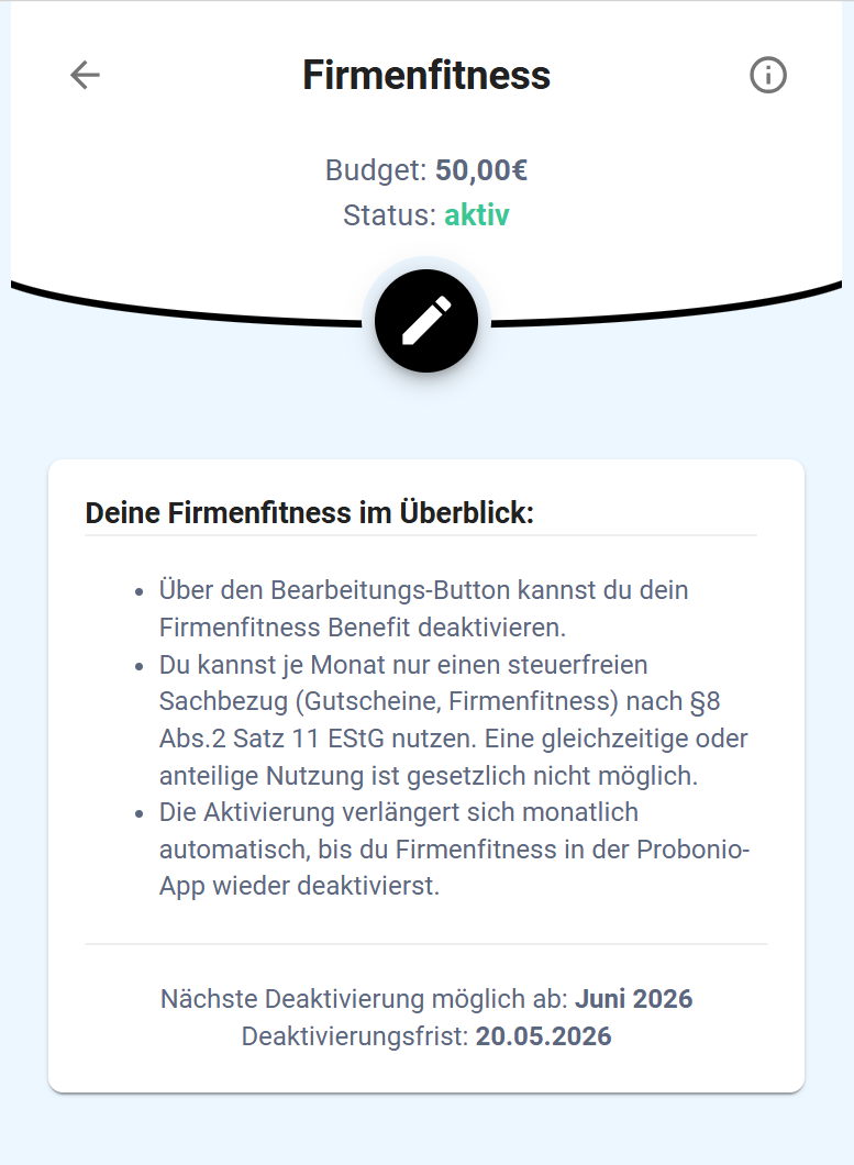 Screenshot Firmenfitness