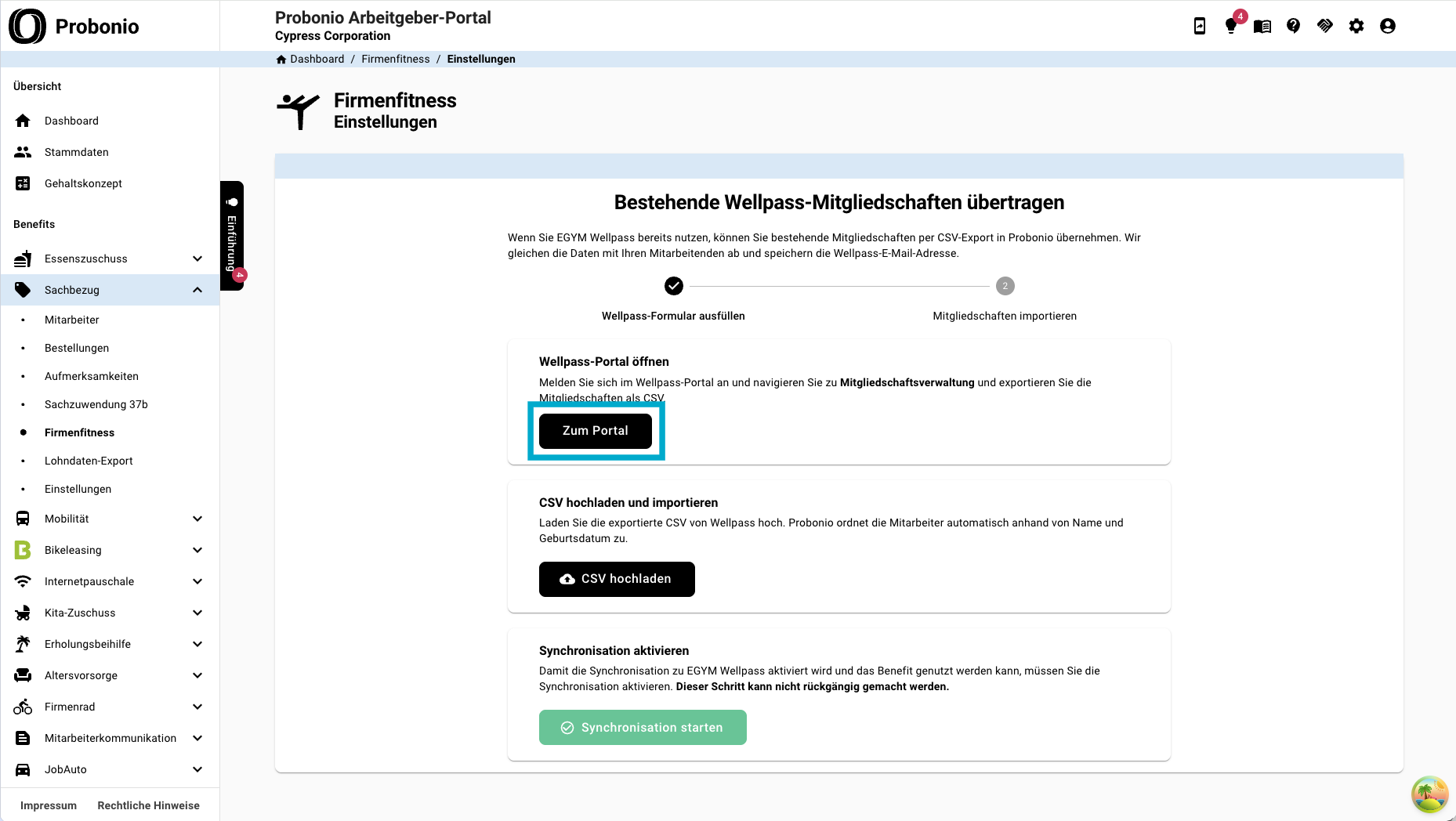 Screenshot Verknüpfung